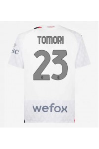 Fotbalové Dres AC Milan Fikayo Tomori #23 Venkovní Oblečení 2023-24 Krátký Rukáv